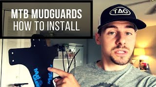 Mudguard MTB Review  HOWTo Video amp Installation [upl. by Ahseinaj]