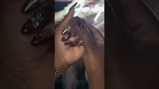 Tortoise nails 💅🏾 NailHacks NailVlog DIYNails NailArtChallenge ShortNails NailTransformation [upl. by Brost19]