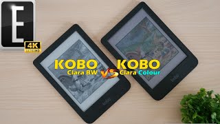 Kobo Clara BW vs Kobo Clara Colour Comparison [upl. by Maurizia]