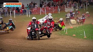 Frittenden Grasstrack Left Hand Sidecars  Pairs Meeting [upl. by Suolekcin630]