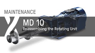 Maintenance MD  10  Reassembling the Rotating Unit [upl. by Accemahs]