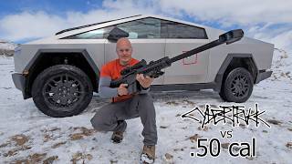 Is the Cybertruck ACTUALLY bulletproof vs 50 cal rifle [upl. by Davena]