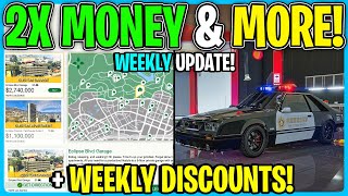 GTA Online WEEKLY UPDATE 2X Money amp More [upl. by Tilney134]