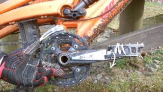 Mountain Bike Physics 44  Pedals Turning Forces  GCSE and A Level Physics [upl. by Antonin]