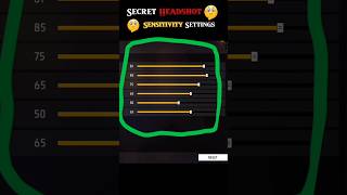 Free Fire Best Headshot Sensitivity Settings 2024  Pro Sensitivity For Headshot🧐 [upl. by Ahseek]