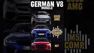 Which Germany car is the best bmw mercedes audi m5competition e63s rs7 shorts viral fyp [upl. by Peregrine]