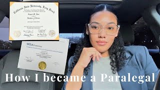 How to become a Paralegal  How to get a Paralegal Job  My journey amp Steps to become a Paralegal [upl. by Lewes]