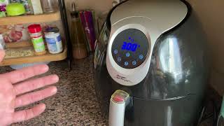 Cooking bacon in an Air Fryer Power XL without smoke 300 deg 15 minutes [upl. by Chema]