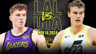 Los Angeles Lakers vs Utah Jazz Full Game Highlights  Nov 19 2024  FreeDawkins [upl. by Enitselec]