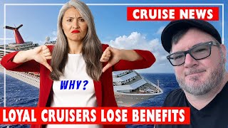 LOYAL CARNIVAL CRUISERS LOSE PERKS ROYAL CANCELS CRUISE VISTA GETS PERFECT SCORE  Cruise News [upl. by Bo]