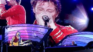 Bon Jovi  Its hard letting you go Live in LISBON July 31 2011 [upl. by Anirahs]