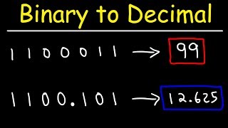 How To Convert Binary To Decimal  Computer Science [upl. by Nehemiah603]