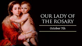 OCT 7 2021 Our Lady of the Rosary Holy Rosary Luminous Mysteries  Today at 730 pm ET [upl. by Lebama]