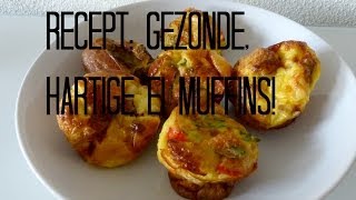 Gezond hapje of tussendoortje Hartige Ei Muffins [upl. by Esila381]