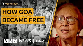 ‘I fought the Portuguese by starting a radio station’  I remember how Goa was freed BBC News India [upl. by Grand]