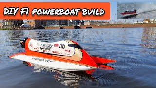 DIY rc F1 Powerboat  construction [upl. by Gerius137]