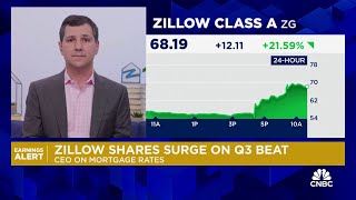 Zillow Group CEO on earnings Were outgrowing the category despite the challenging housing market [upl. by Naomi]