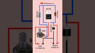 3V to 400V DC Adjustable Voltage Regulator Circuit youtubeshorts shorts short diy circuitmaker [upl. by Marinna]