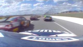 2010 Aarons 499  Jimmie Johnson Crash [upl. by Airdni744]