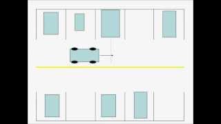 DRIVING  CONDUIRE  3  Stationnement Reculon Backup Parking 90 degrees ec XLACE HelpAidewmv [upl. by Emelen602]