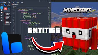 How to create custom Entities for Minecraft PE  Bedrock  Bridge V2 Tutorial 118  119 [upl. by Benito]