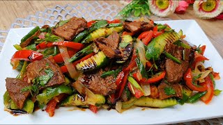 Японский Острый Салат  Вкусный Супер Салат  Японча Аччик Гуштли Салат Туй ва Маросимлар учун [upl. by Dallon]