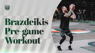 How Ignas Brazdeikis Prepares for the Game [upl. by Hselin479]