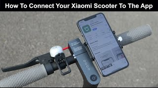 How To Connect To Your Xiaomi Electric Scooter To The Smartphone App [upl. by Baniez]