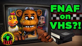 FNAF Meets Analog Horror  Battington FNAF VHS Tapes Reaction [upl. by Willetta]