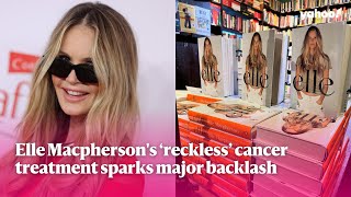 Elle Macphersons ‘reckless’ cancer treatment confession sparks major backlash  Yahoo Australia [upl. by Aerua60]