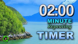 2 Minute Timer Repeating 4 Hours  ⏰ Bell Alert  No Music  Study Aid Relaxation FirstClassTimers [upl. by Eleanora]