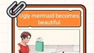 brain puzzle queen  become beauty level 4 ugly mermaid brainpuzzlequeen guidegame games puzzle [upl. by Rockafellow]