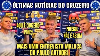 PAULO AUTUORI FEZ ALTAS CRITICAS AO JUÃZ E METEU A LOUCA NA COLETIVA  VITÃ“RIA GIGANTE DO CRUZEIRO [upl. by Phila443]