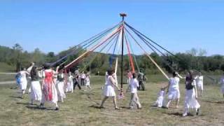 Folk School Maypole Dance 2011 [upl. by Akinnor]