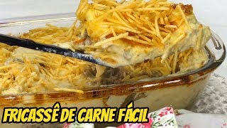 🔥FRICASSÊ DE CARNE MOIDA FÁCIL E RÁPIDO  MANUAL DA COZINHA 369 [upl. by Nylzor]