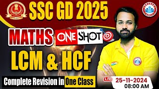 SSC GD Maths  SSC GD 2025  LCM amp HCF Maths Revision Class  Maths For SSC GD by Deepak Sir [upl. by Asiak860]