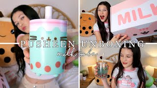 🧋Pusheen MILK BOBA Unboxing Subscription Box Spring 2023 Charli [upl. by Nireil586]