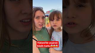 Vialand’de yaşanan büyük korku😱😱 shorts keşfet komik komedi viral tiktok temapark vialand [upl. by Akel316]