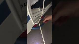 How to tie Restraints to a Hospital Bed in the Hospital Shown by nurse at St Joseph’s Hospital [upl. by Ping]