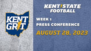 Kent State Football 2023  Weekly Press Conference 82823 [upl. by Desiree]