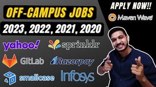 Yahoo Sprinklr Razorpay Hiring  Latest Off Campus Drives  2023 2022 2021 2020 2019 Batch Allowed [upl. by Hamnet]