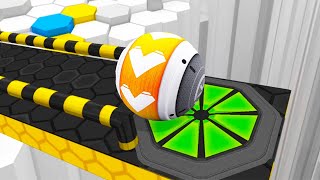 GYRO BALLS  All Levels NEW UPDATE Gameplay Android iOS 990 GyroSphere Trials [upl. by Ashelman467]