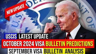 October 2024 Visa Bulletin Predictions  September Visa Bulletin Results amp Analysis  USCIS [upl. by Kotick794]