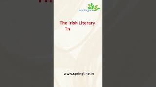 Irish Literary Theatre PG TRB  TN SET  UGC NET  College TRB [upl. by Ahsea]