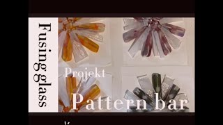 Fused Glass Pattern bar flower projekt [upl. by Pasahow]