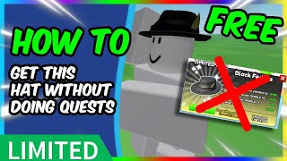 How to get a FREE fedora  UGC LIMITED roblox roblox viral limited [upl. by Eerised]