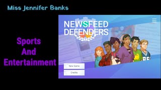 Newsfeed Defenders by iCivics Episode 1 Sports And Entertainment [upl. by Wende300]