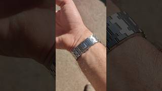 Casio GShock GA2100 full stainless steel bracelet with engraved minutes numbers casioak mod [upl. by Helmer760]