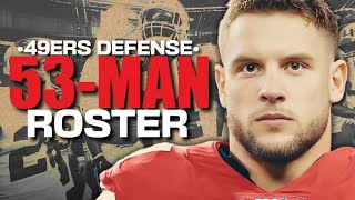 49ers 53man ROSTER PROJECTION depth chart Nick Bosa JiAyir Brown — PurdyLanceDarnold support [upl. by Switzer985]