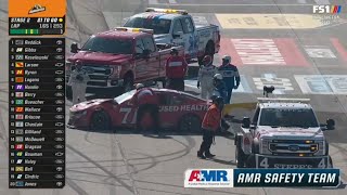 ZANE SMITH CRASH  2024 GOODYEAR 400 NASCAR CUP SERIES AT DARLINGTON [upl. by Eustatius686]